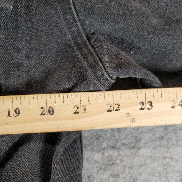 Vintage Harley-Davidson Denim Jacket Mens Small Black Trucker USA Workwear Biker - Picture 8 of 12